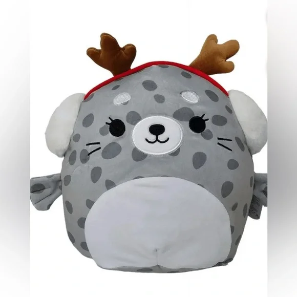 NWT 11” Odile the Christmas Seal Squishmallow — Holiday Collection - Picture 1 of 6